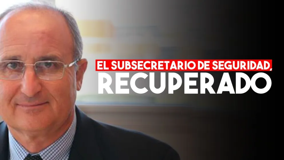 El subsecretario de Seguridad, recuperado de covid