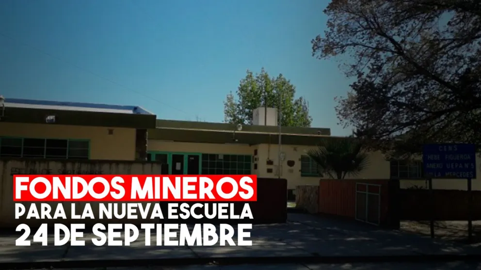 Terminarán de construir una escuela con fondos mineros de Gualcamayo