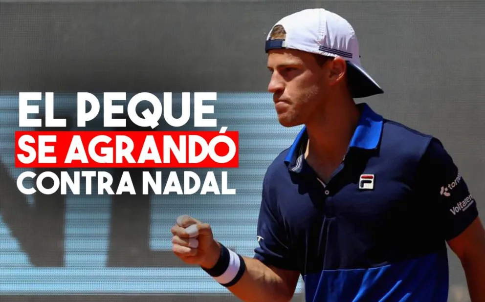 Diego Schwartzman venció a Rafael Nadal en Roma y lo eliminó en los cuartos de final