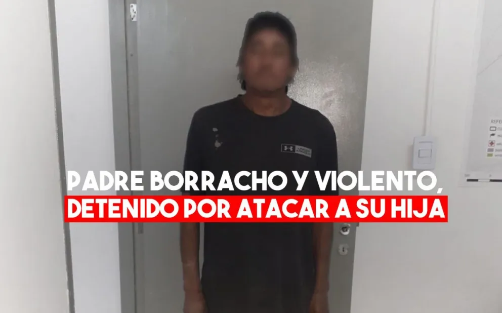 Detuvieron a un padre ebrio que atacó a su hija