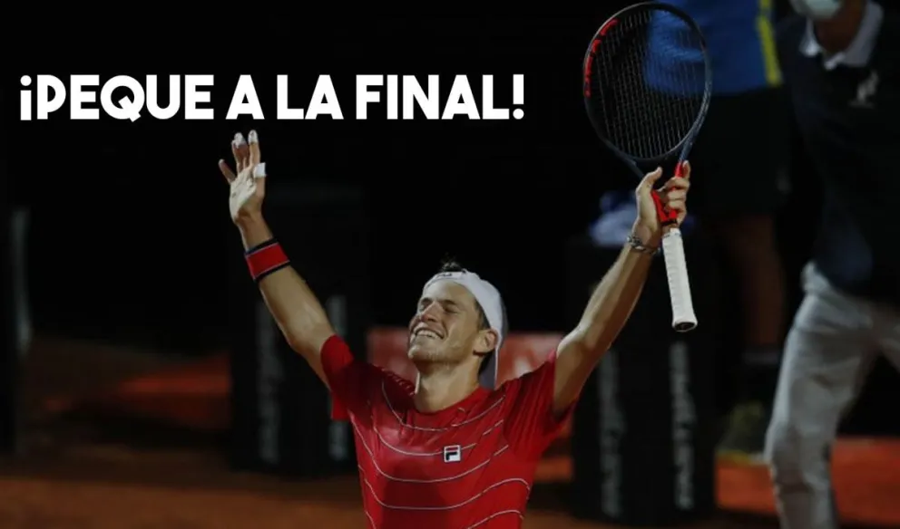 El argentino Diego Schwartzman finalista de Roma