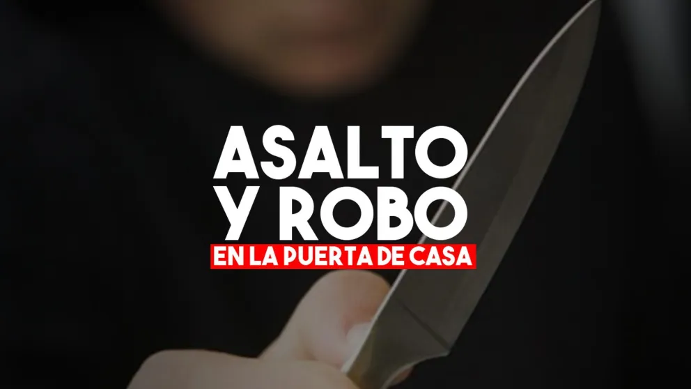 Un matrimonio sufrió un asalto en la puerta de su casa