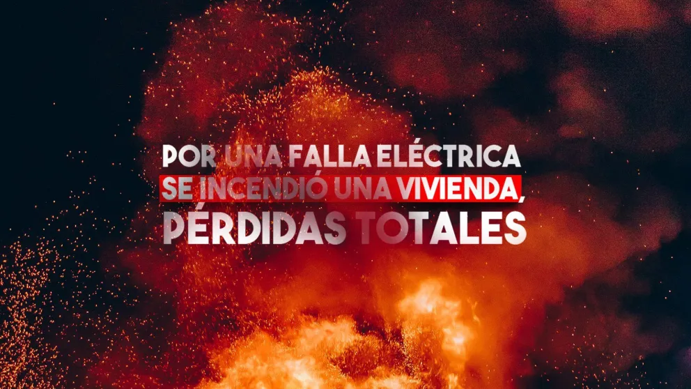 Rivadavia: se incendió un domicilio y perdieron todo