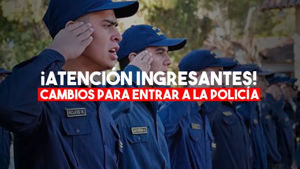 Cambios en el ingreso para la Policía y el Servicio Penitenciario
