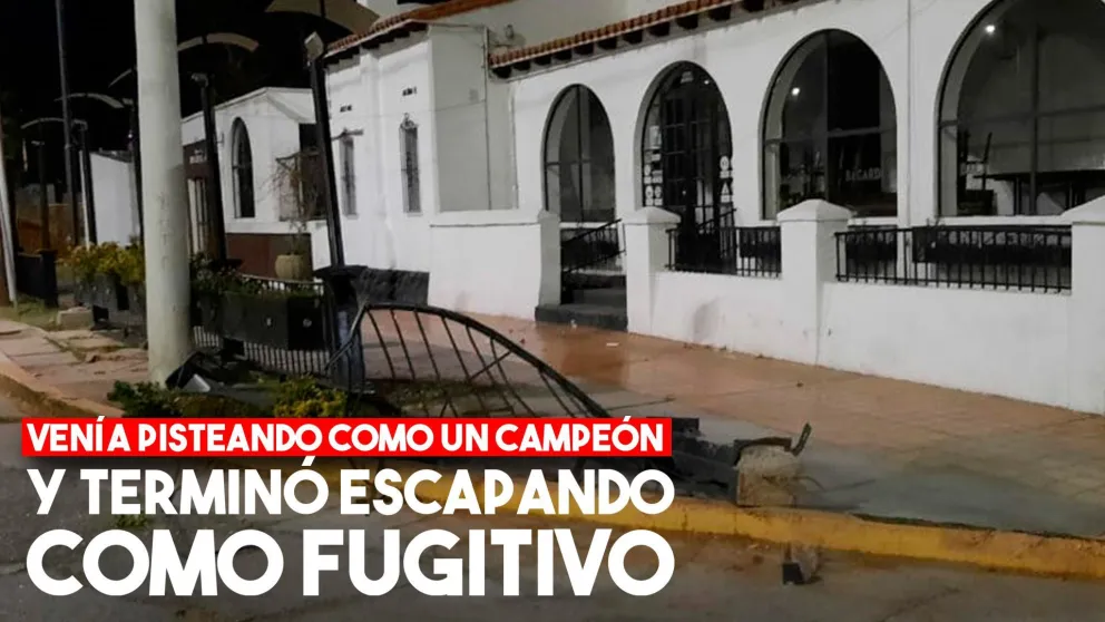 Una camioneta se estrelló contra un bar y le destruyó una reja