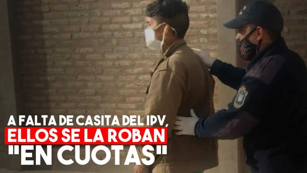 Intentaron desmantelar una casa en construcción pero los detuvieron justo a tiempo