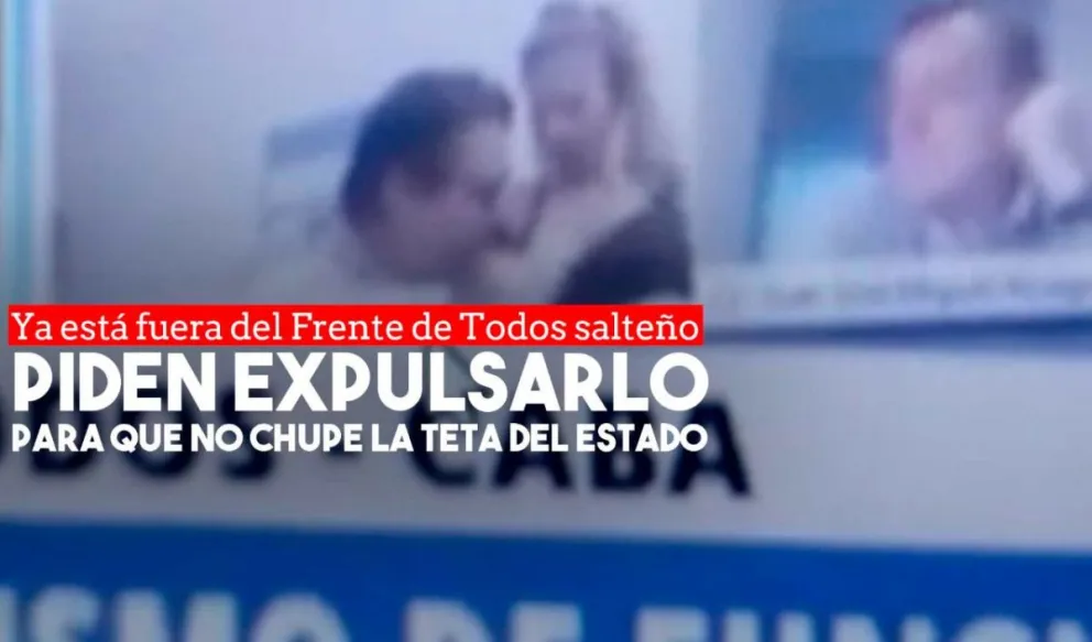 En Salta expulsaron del partido al diputado hot y quedó suspendido en Diputados