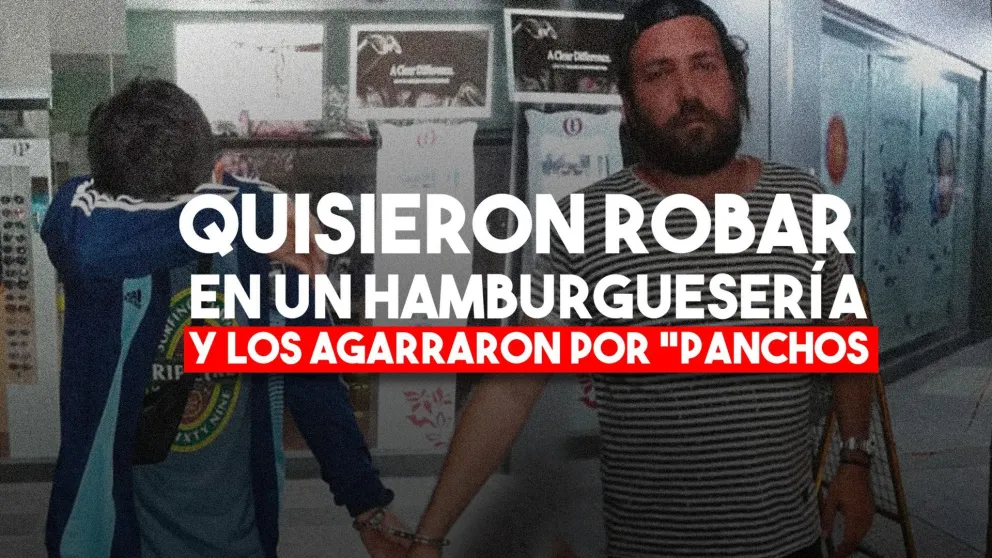 Intentaron robarse un termómetro de una hamburguesería y terminaron tras las rejas