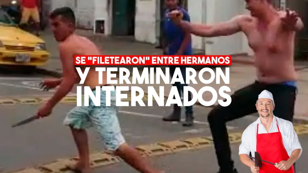 Dos hermanos se desconocieron y se acuchillaron entre ellos