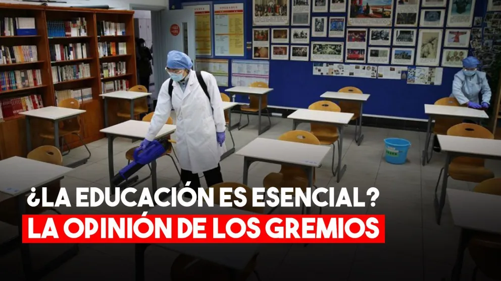 Los gremios docentes ratifican la esencialidad de la educación