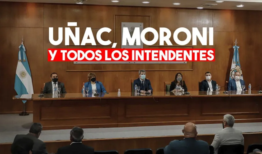 Sergio Uñac y Moroni encabezaron reunión de trabajo con los intendentes de San Juan