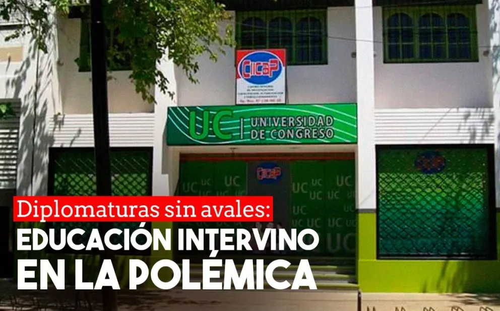 Diplomaturas del CIICAP: Desde Educación confirmaron que no tienen resolución ministerial para ser avaladas