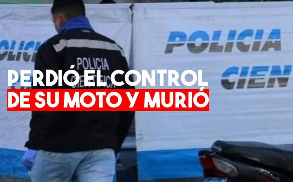Motociclista falleció luego de impactar contra un árbol