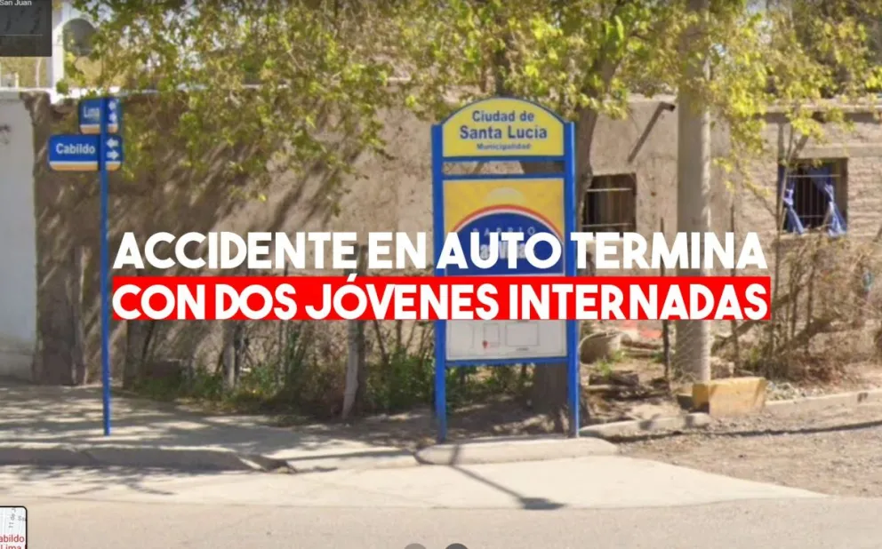 Dos jóvenes terminaron hospitalizadas tras un accidente
