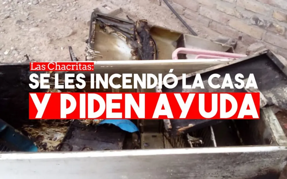 Una familia de Las Chacritas casi lo pierden todo en un incendio