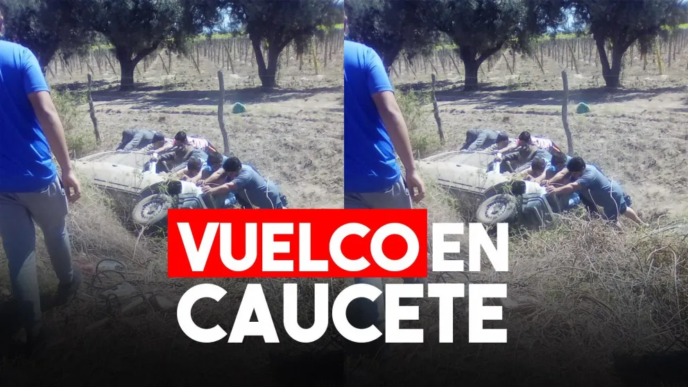 Un joven volcó en Caucete