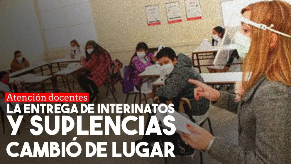 Modifican el lugar de entrega de interinatos y suplencias
