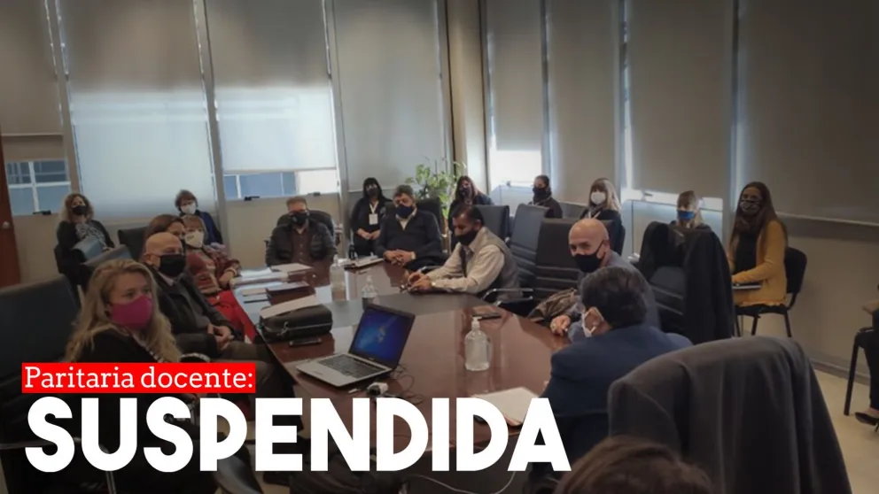 Paritaria docente: se suspendió y por ahora no hay fecha para retomarla