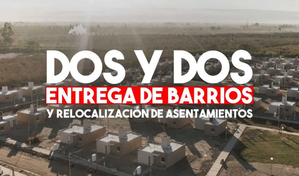 IPV: se viene la entrega de dos barrios y la relocalización de asentamientos