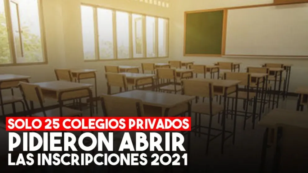 Solo el 10% de colegios de gestión privada abrió las inscripciones para el 2021