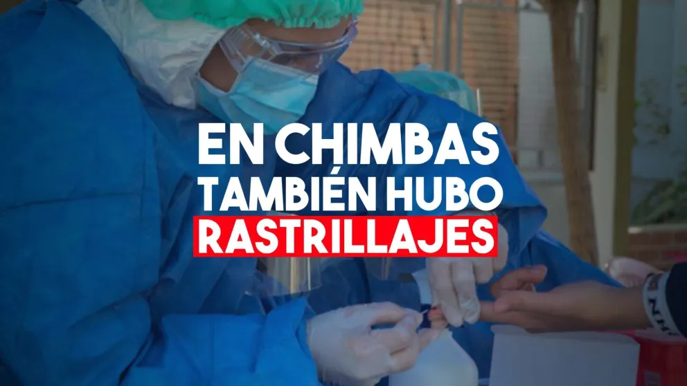 Chimbas también se sumó a los rastrillajes de prevención