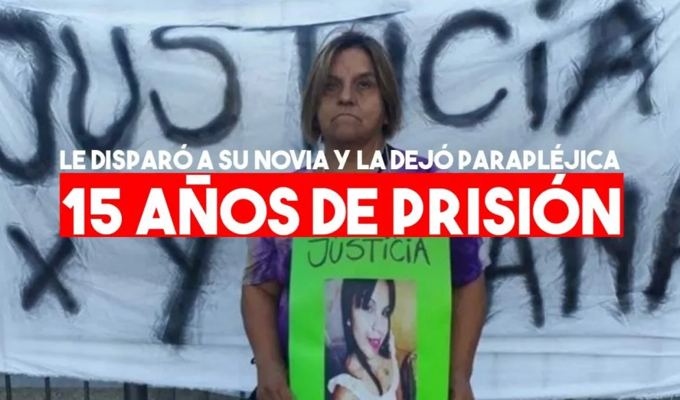 Condenaron a 15 años de prisión al joven que le disparó a su novia y no la mató de milagro