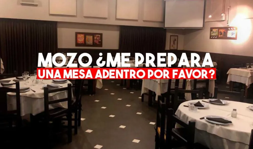 Confirmado: desde este miércoles los locales gastronómicos pueden atender en el interior del local