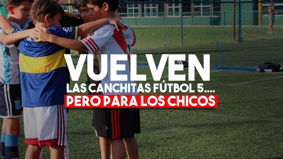 Vuelven las canchas de fútbol 5 para los más chicos