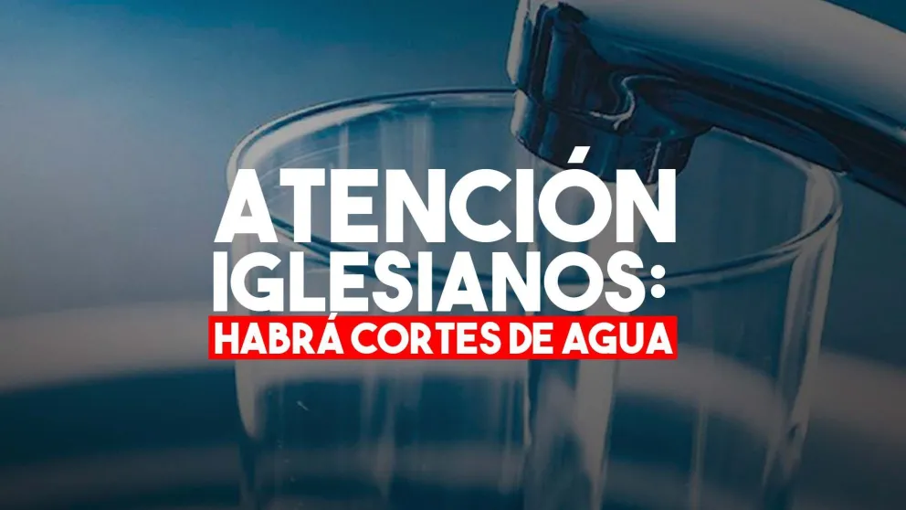 Atención: habrá cortes de agua potable en Rodeo
