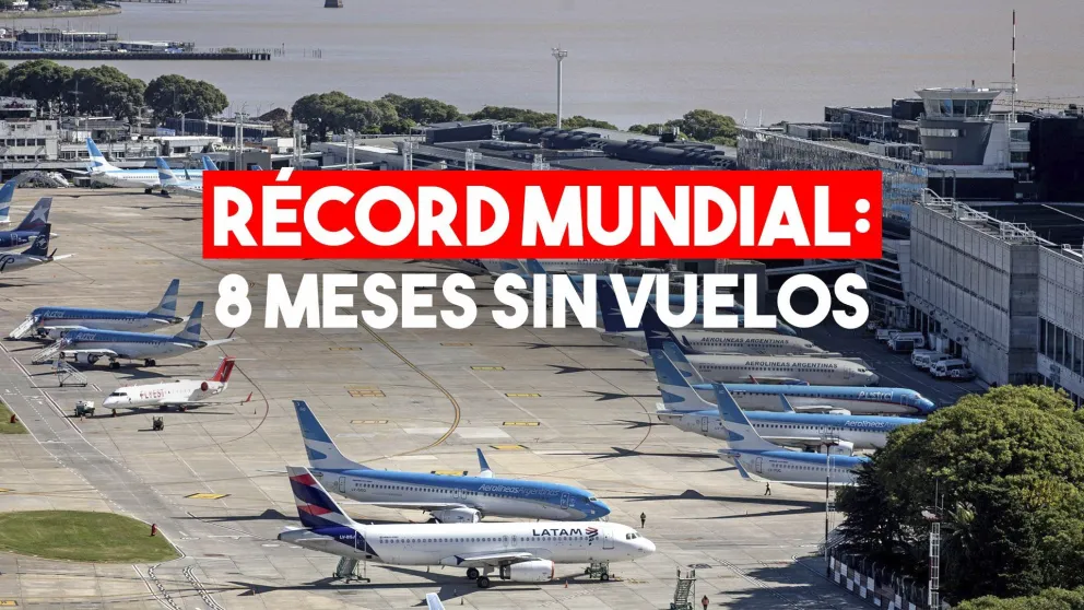 Argentina lleva 8 meses con los vuelos suspendidos