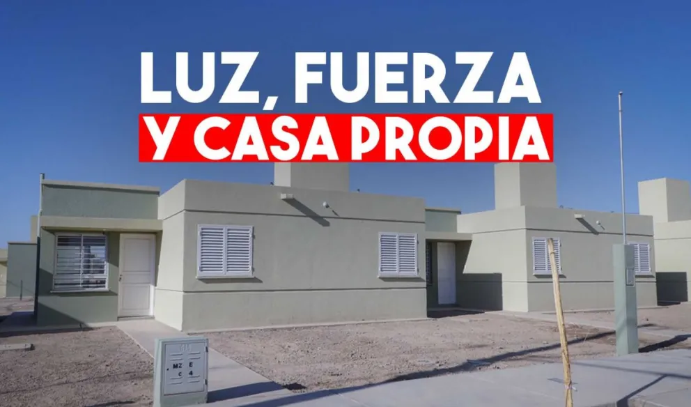 Rawson: se entregaron 126 viviendas del barrio Luz y Fuerza