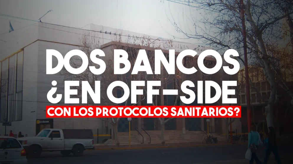 Denuncian que dos concurridos bancos no cumplen los protocolos sanitarios