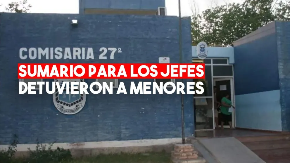 Sumariaron a los jefes de la Comisaría 27ma por detener a menores de edad