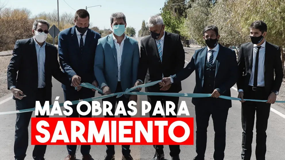 Uñac visitó Sarmiento