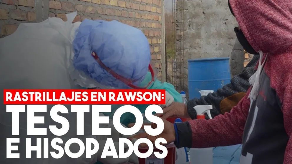 Se realizan rastrillajes en Rawson