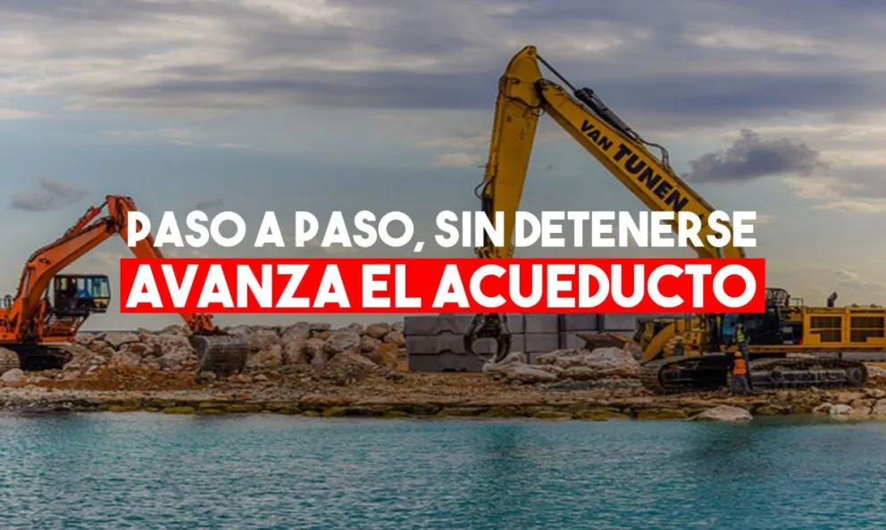 El acueducto avanza a paso firme