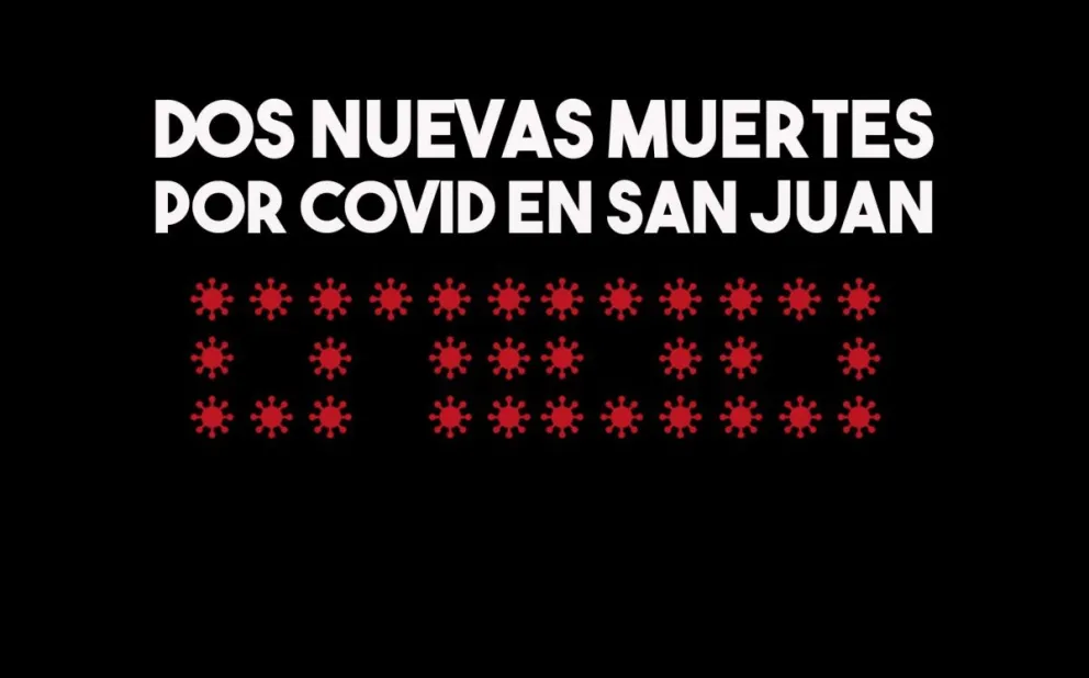 Con dos nuevos decesos, San Juan supero las 50 muertes por covid