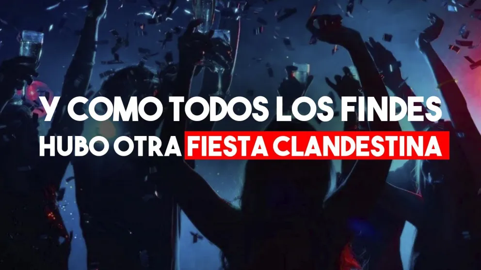 Detuvieron a 13 jóvenes por una fiesta clandestina