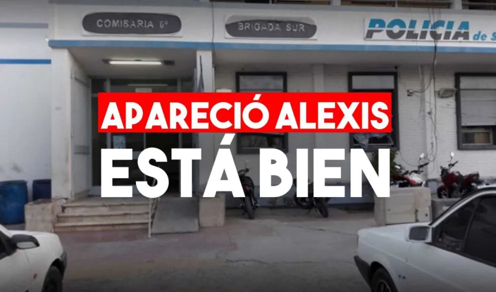 Apareció Alexis el joven de 16 años que era intensamente buscado