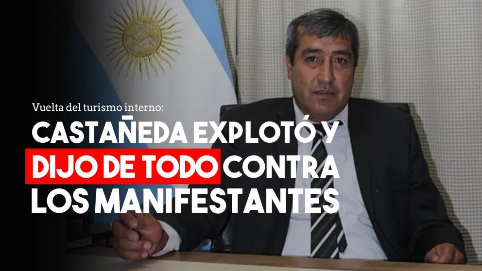 Castañeda afirmó que las movilizaciones contra la apertura del turismo "tienen un trasfondo político"