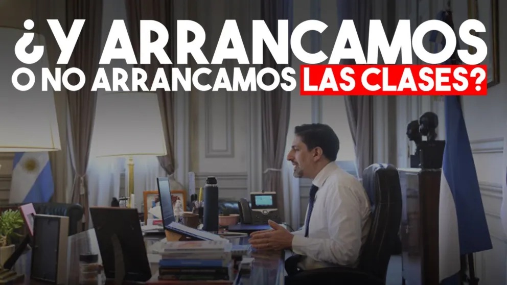 San Juan trabaja con Nación sobre una posible vuelta a clases