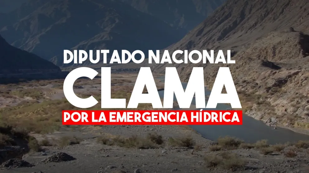 Marcelo Orrego presentó un proyecto para declarar la emergencia hídrica en la provincia