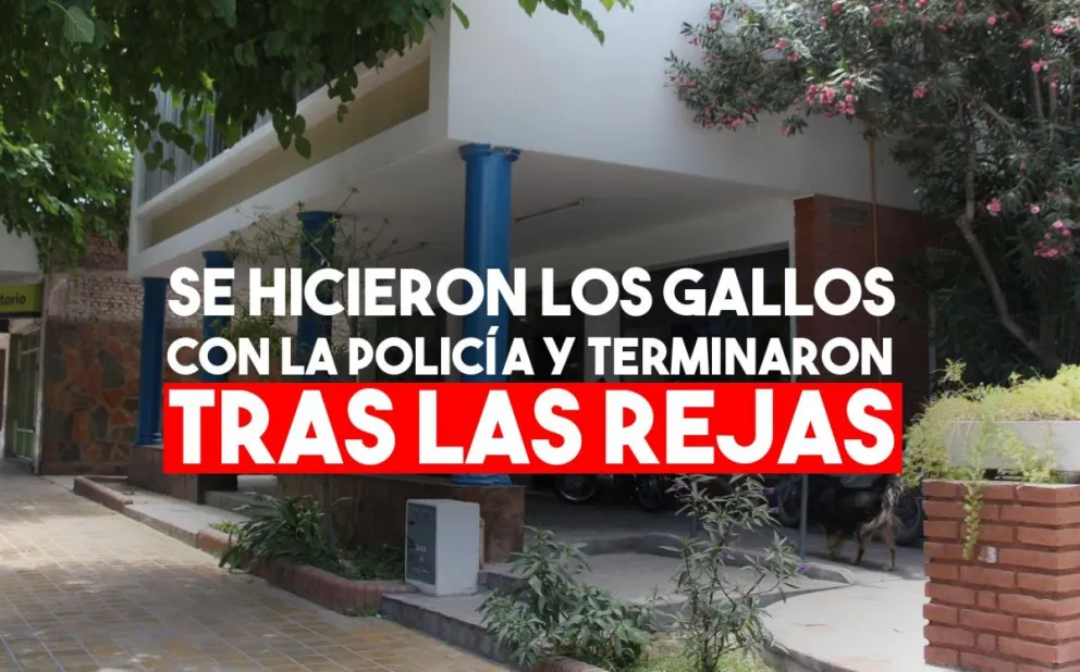 Se agarraron a trompadas con la Policía y terminaron detenidos