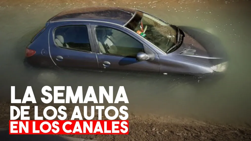 Los seis siniestros viales que terminaron con un auto en una acequia