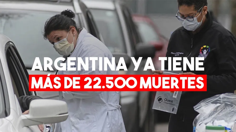 Argentina: 15.454 casos nuevos y 485 muertes