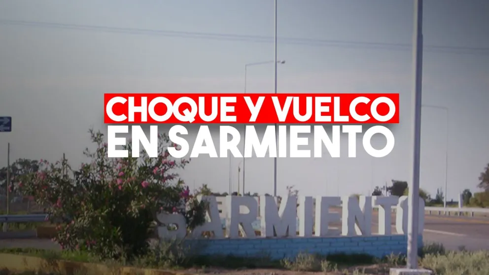 Un auto se dio vuelta en un siniestro vial y quedó entre los pastizales