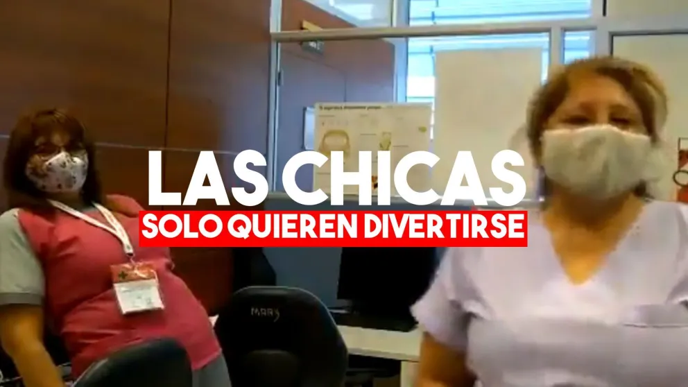 Trabajadoras del Centro Cívico parodiaron a "Llamen a la Noriega"
