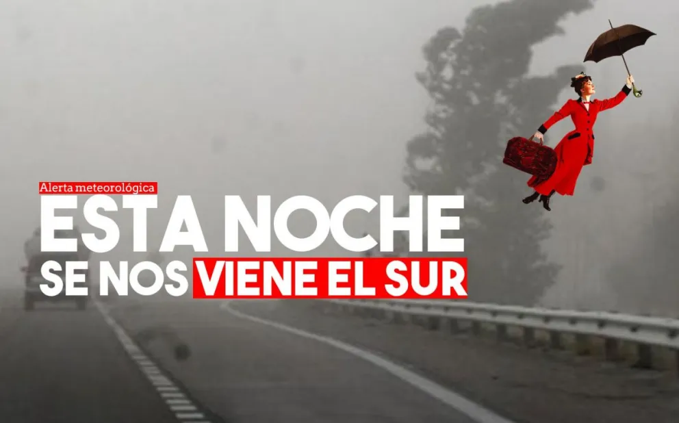 Pronosticaron la llegada de viento sur