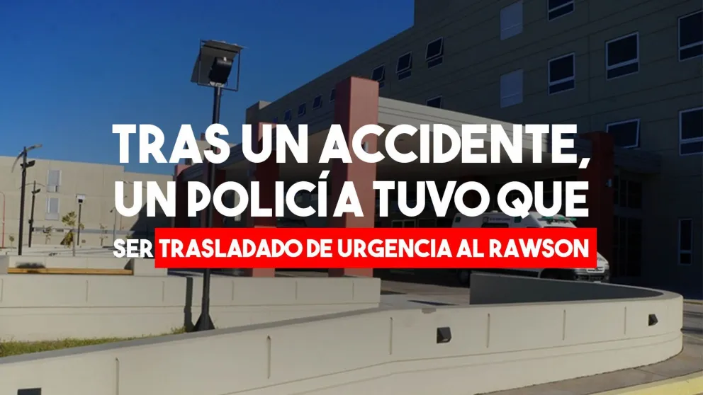 Un policía chocó yendo a trabajar, está grave