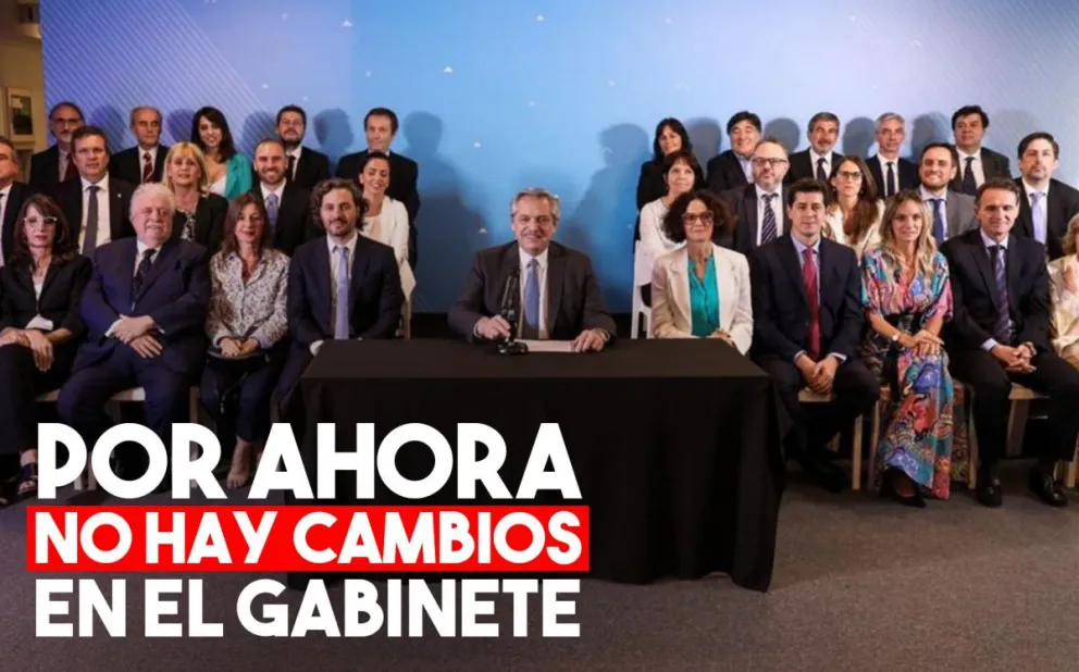 Alberto Fernández descartó cambios en el Gabinete